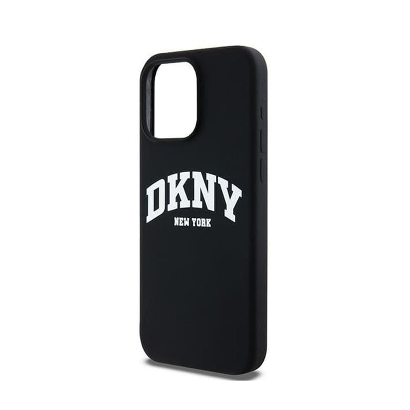DKNY Liquid Silicone White Printed Logo MagSafe - Case for iPhone 13 Pro Max (black) 6
