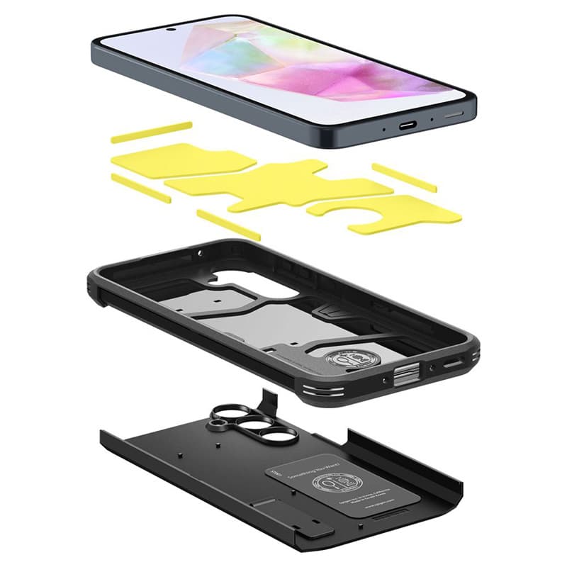 Spigen Tough Armor - Case for Samsung Galaxy A35 5G (Black) 6