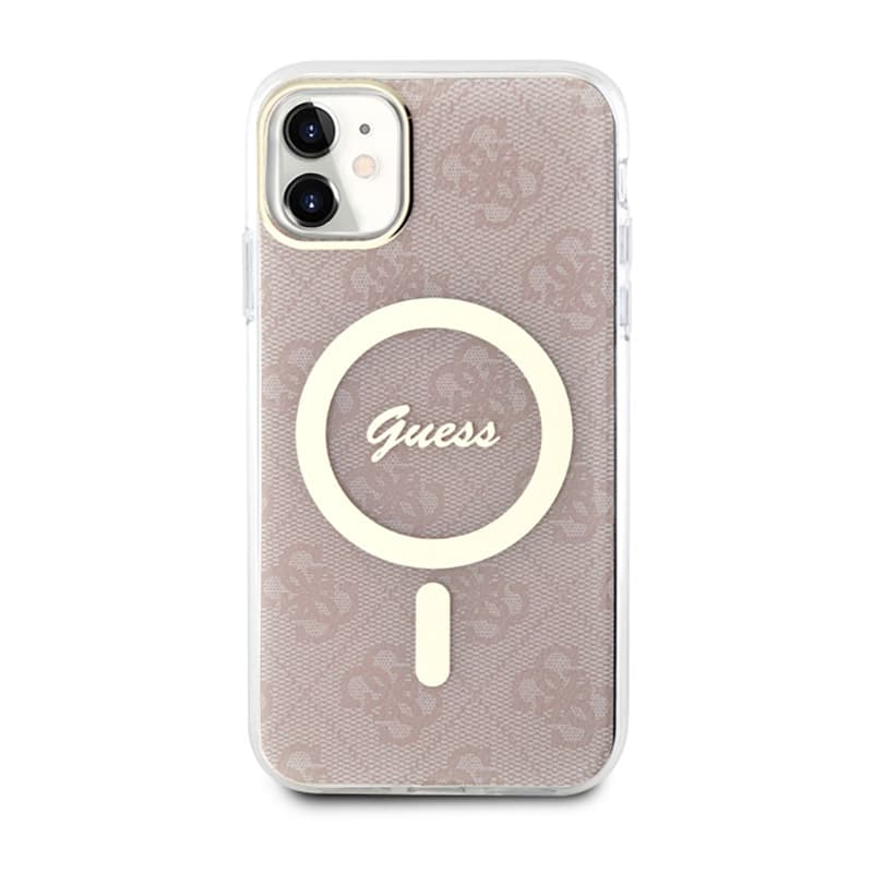 Guess 4G MagSafe - Case for iPhone 11 (Pink) 3