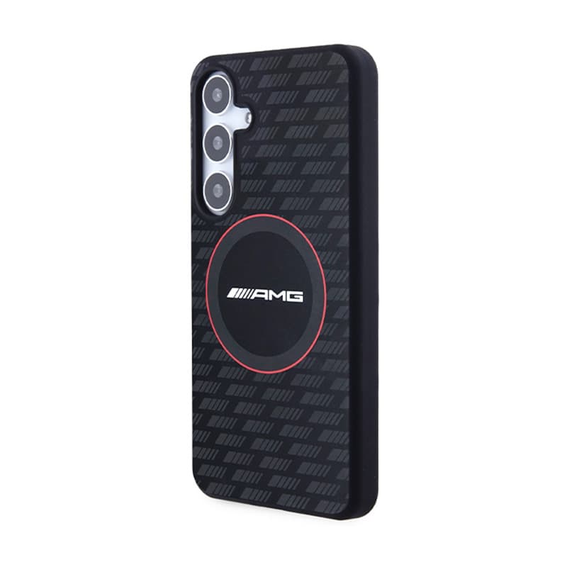 AMG Silicone Carbon Pattern MagSafe - Case for Samsung Galaxy S24 (black) 2