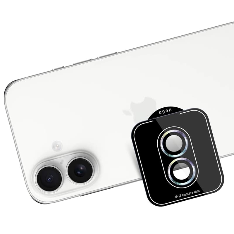 3mk Lens Protection Pro - Camera Lens Glass for iPhone 17 (Rainbow) 2