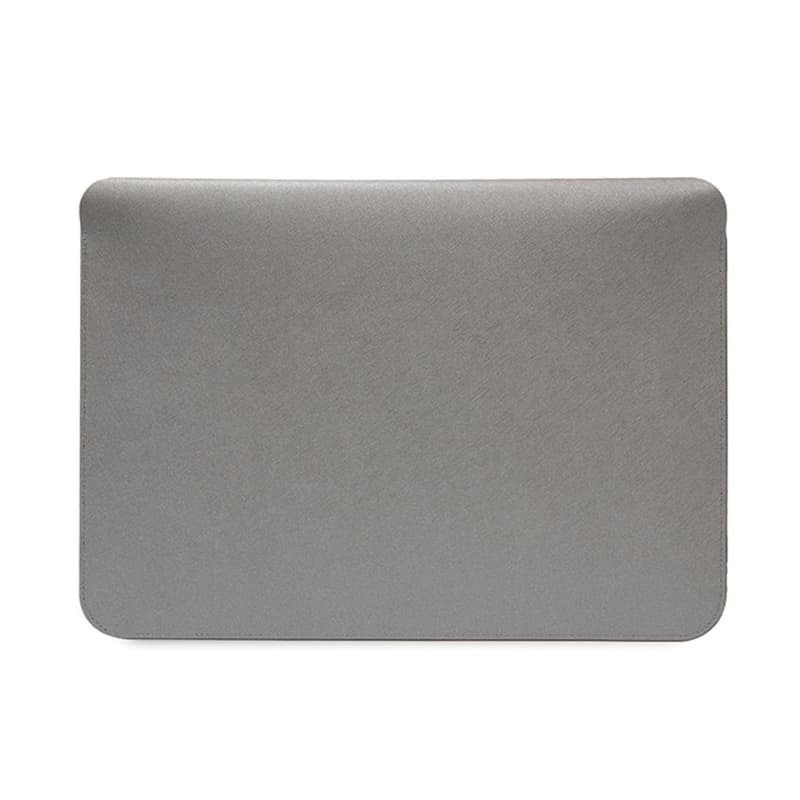 Karl Lagerfeld NFT Saffiano Karl & Choupette Sleeve - 14" Notebook Case (Silver) 3