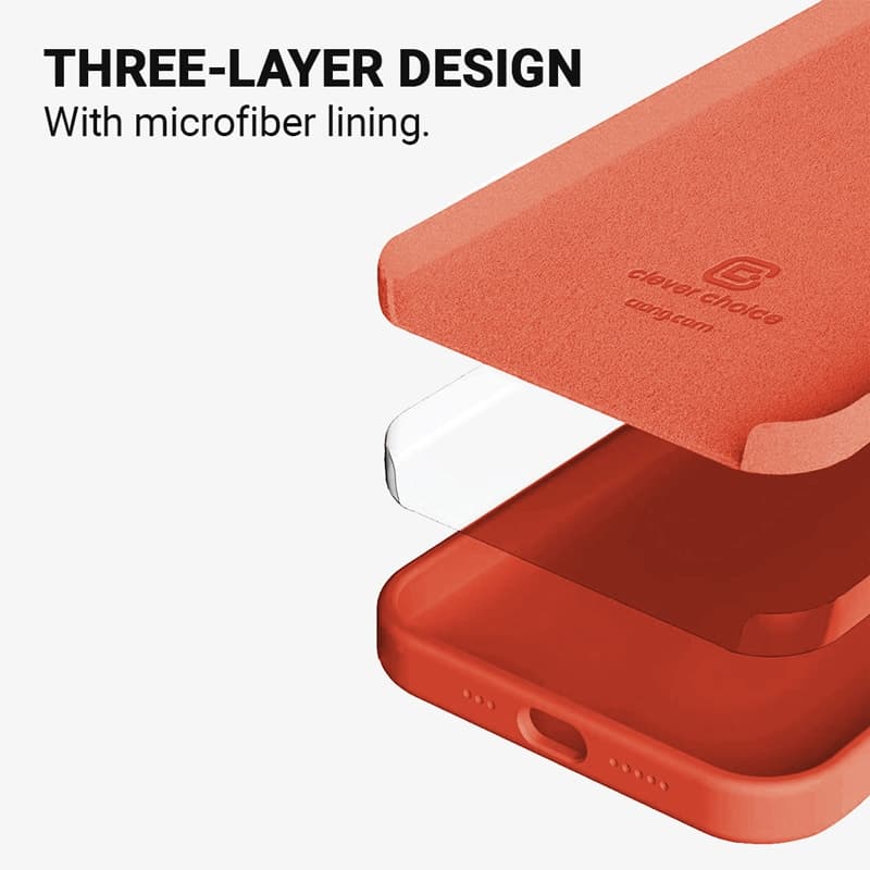 Crong Color Cover - iPhone 13 Case (Coral) 4