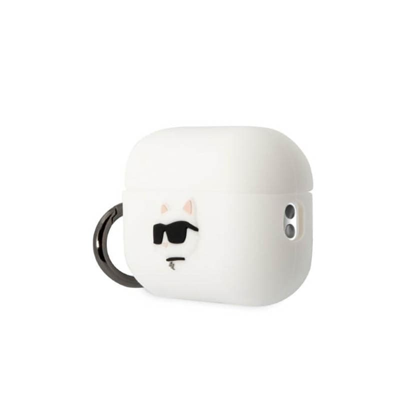 Karl Lagerfeld Silicone NFT Choupette Head 3D - AirPods Pro 2 Case (white) 3