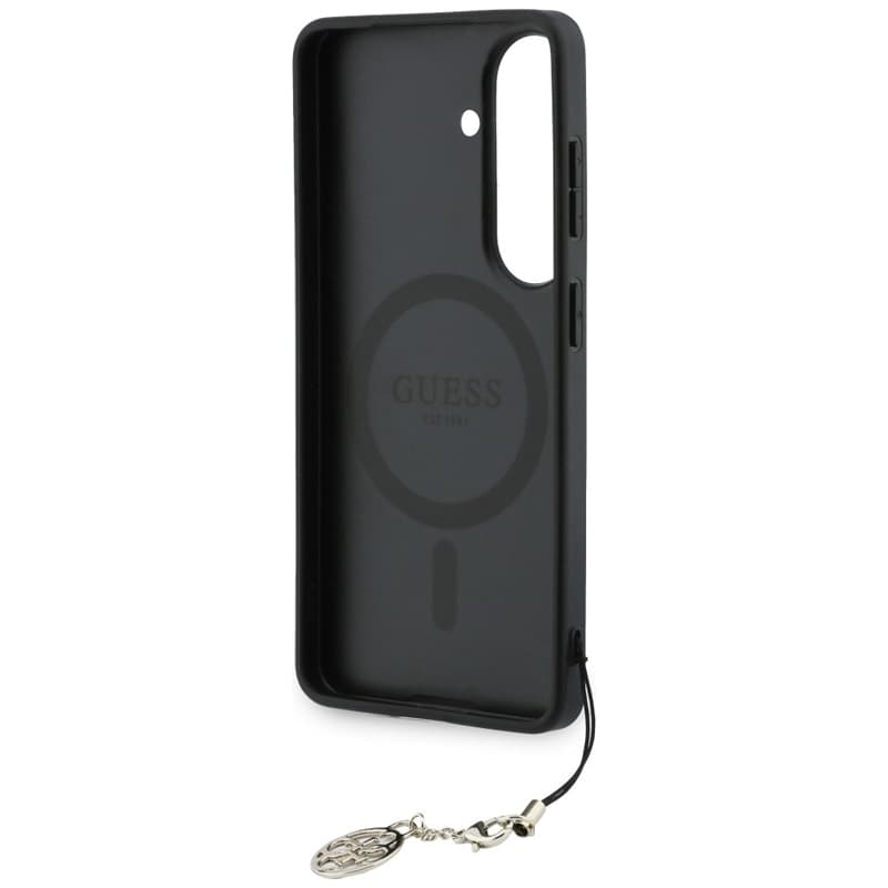 Guess 4G Classic Logo Charm MagSafe - Samsung Galaxy S26 Case (Brown) 6