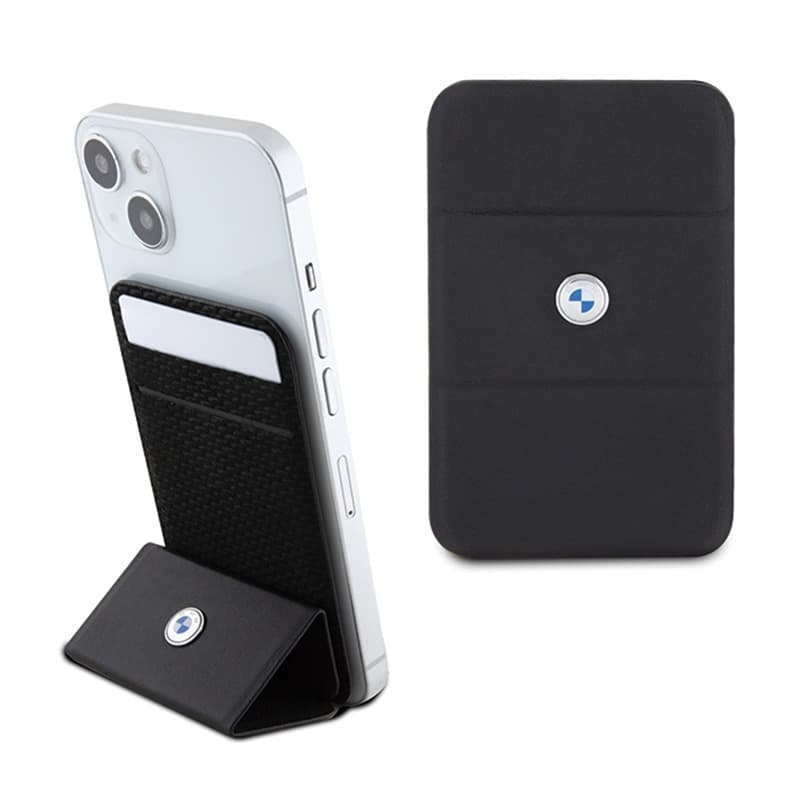 BMW Wallet Cardslot Stand MagSafe Signature Collection - Magnetic wallet with stand function (black) 1