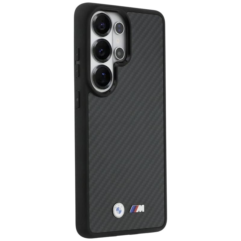 BMW M Kevlar Logo MagSafe - Samsung Galaxy S26 Ultra Case (Black) 4