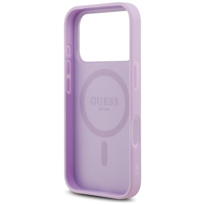 Guess Grained Ring MagSafe - Case iPhone 17 Pro (purple) 7