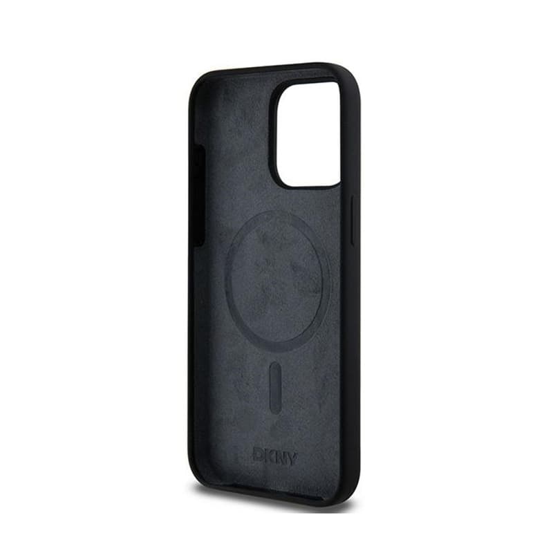 DKNY Liquid Silicone White Printed Logo MagSafe - Case for iPhone 13 Pro Max (black) 7