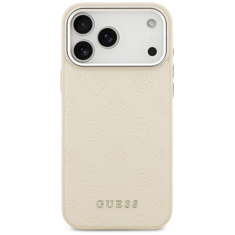 Guess Peony Hot Stamp Script MagSafe - Case iPhone 17 Pro Max (beige) 3
