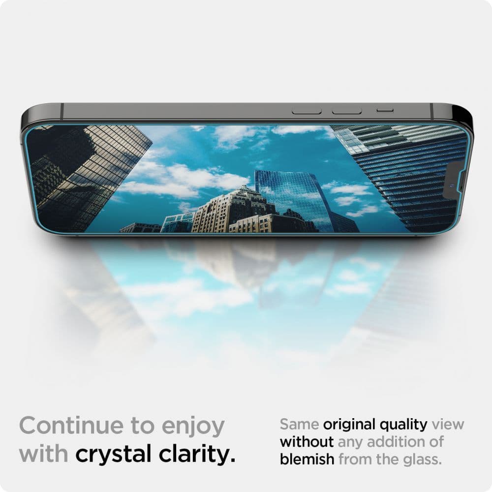 Spigen Glas.TR EZ Fit - Tempered Glass Apple iPhone 16e / iPhone 14 / iPhone 13 / iPhone 13 Pro (Clear) 6