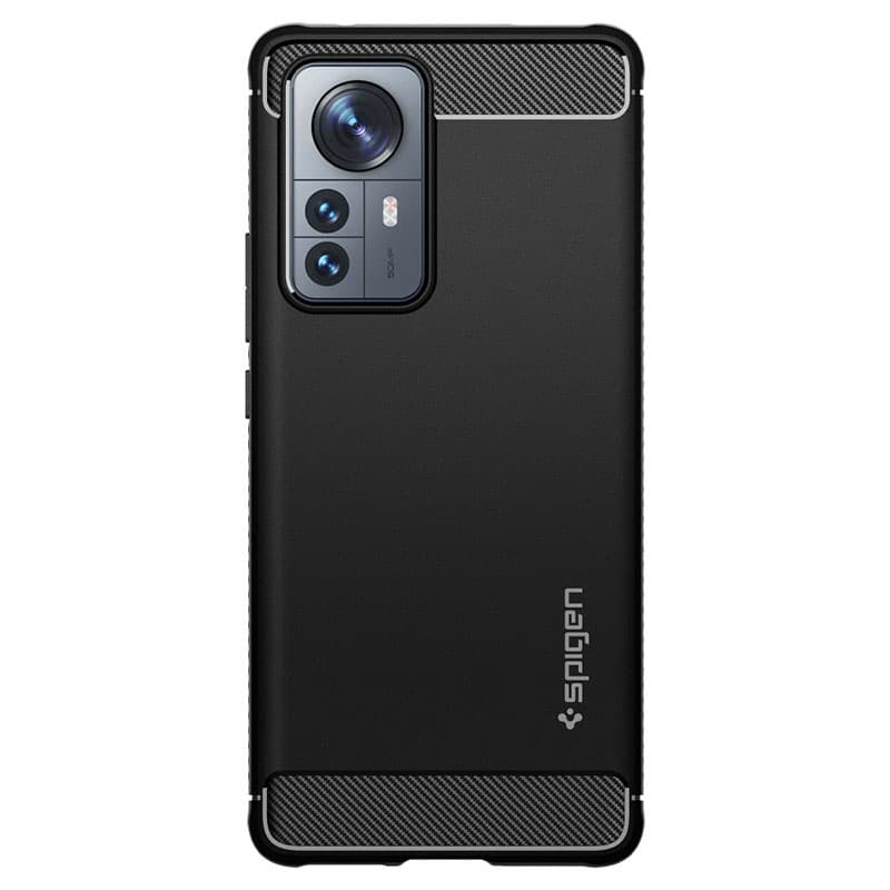 Spigen Rugged Armor - Case for Xiaomi 12 Pro (Black) 3