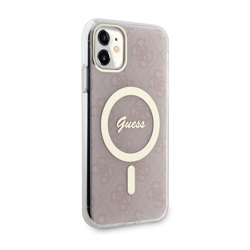 Guess 4G MagSafe - Case for iPhone 11 (Pink) 4