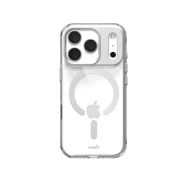 Moshi iGlaze MagSafe - Case iPhone 17 Pro (Luna Silver) 2