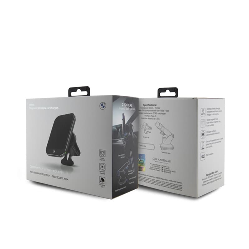 BMW MagSafe Signature Edition - Magnetic car holder with 15W wireless charging (black) 4