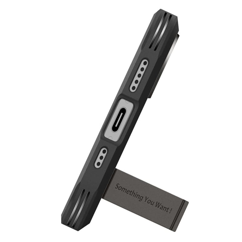 Spigen Tough Armor T Mag MagSafe - Case for iPhone 17 (Gunmetal)   5