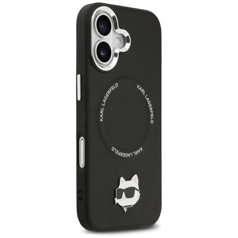 Karl Lagerfeld Choupette Pin MagSafe - Case iPhone 17 (black) 4