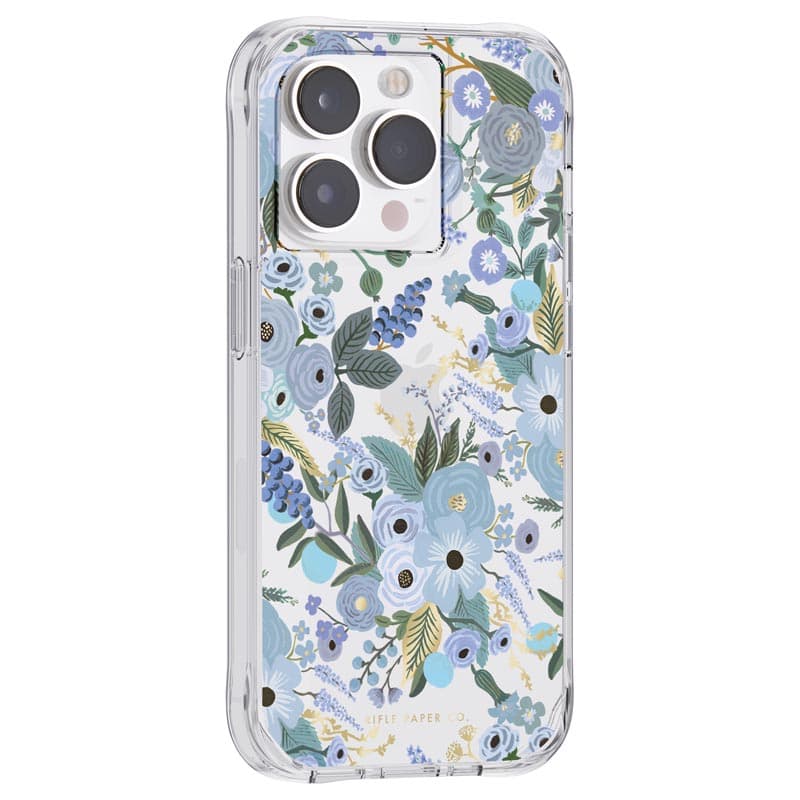 Rifle Paper Clear - Case for iPhone 14 Pro (Garden Party Blue) 2