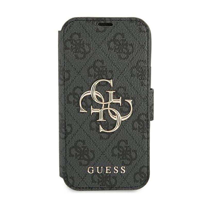Guess Booktype 4G Big Metal Logo - Case for iPhone 13 Pro Max (Grey) 2