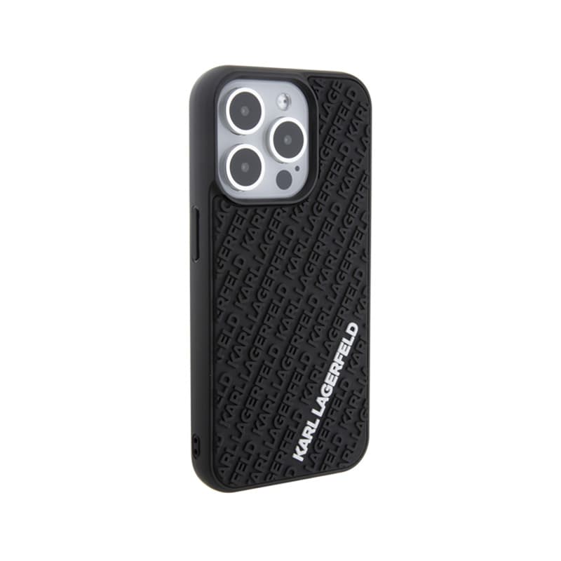 Karl Lagerfeld 3D Rubber Multi Logo - Case for iPhone 15 Pro (black) 4