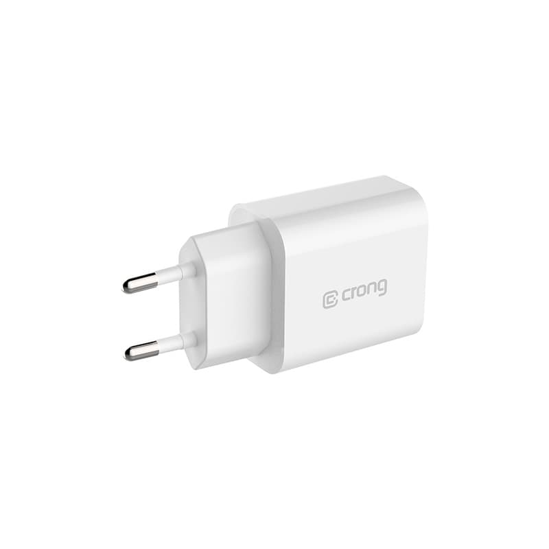 Crong USB-C Travel Charger – USB-C Power Delivery 20W Wall Charger (White) 4