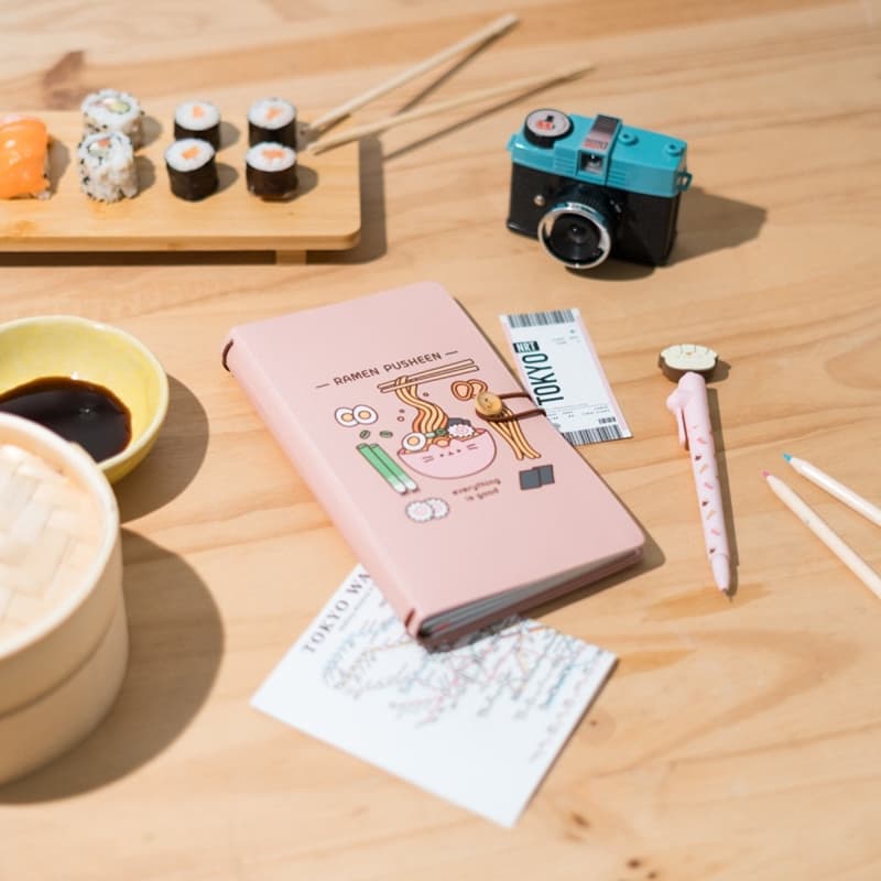 Pusheen - B6 Travel Notebook from the Sushi Roll Collection 2