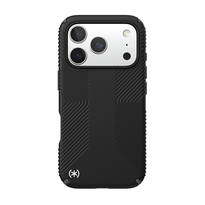 Speck Presidio2 Grip MagSafe - iPhone 17 Pro Case (Black / Slate Gray / White) 8