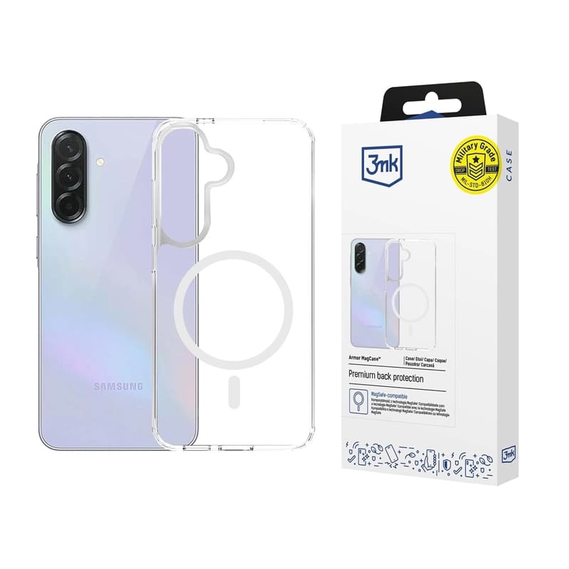 3mk Armor MagCase - Case for Samsung Galaxy A37 (Transparent)