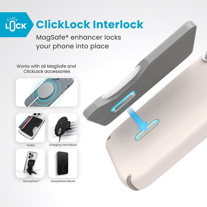 Speck Presidio2 Pro ClickLock & MagSafe - iPhone 16 Case (Bleached Bone / Heirloom Gold / Hazel Brown) 2