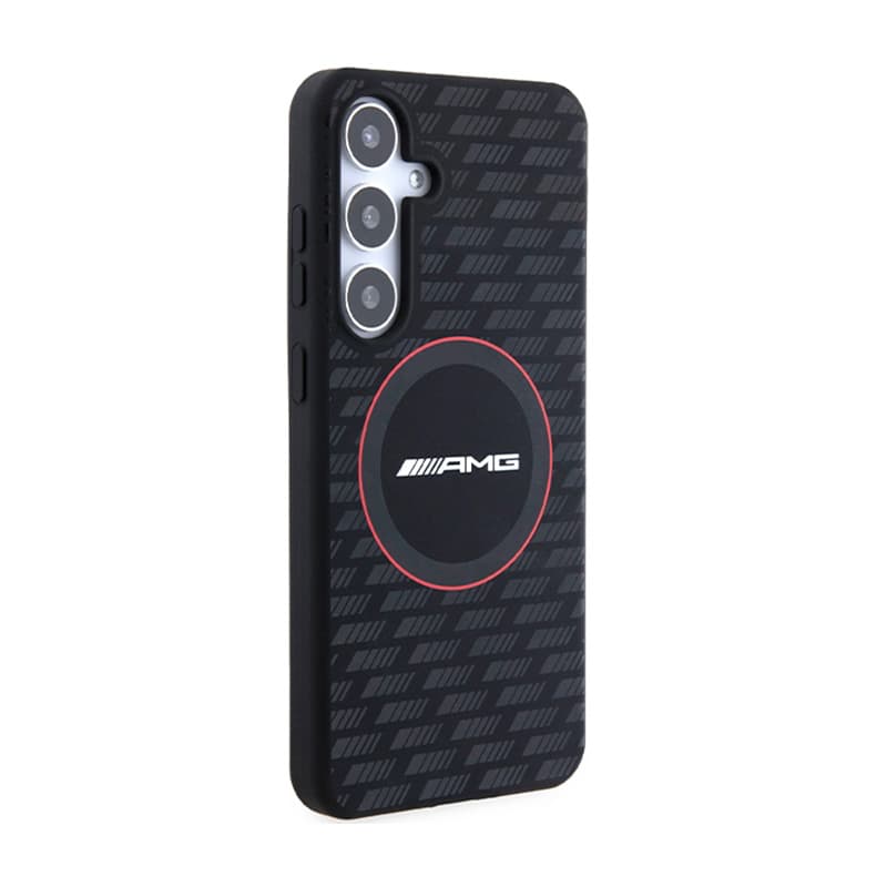 AMG Silicone Carbon Pattern MagSafe - Case for Samsung Galaxy S24 (black) 4