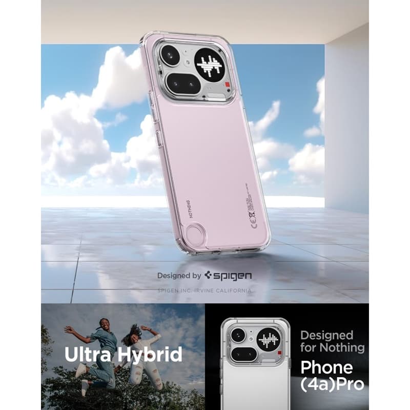 Spigen Ultra Hybrid - Case for Nothing Phone 4a Pro (Crystal Clear) 4