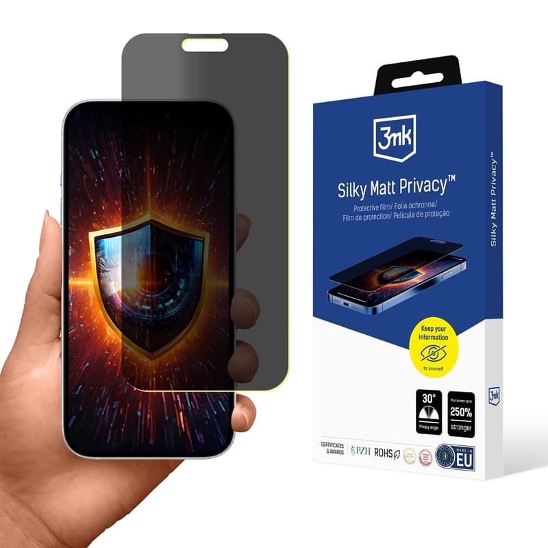 3mk Silky Matt Privacy - Matte Privacy Film for iPhone 17 Pro