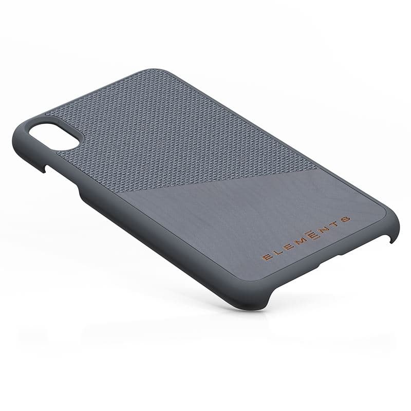 Nordic Elements Original Hel - Case for iPhone Xs Max with real maple wood (Mid Grey) 2