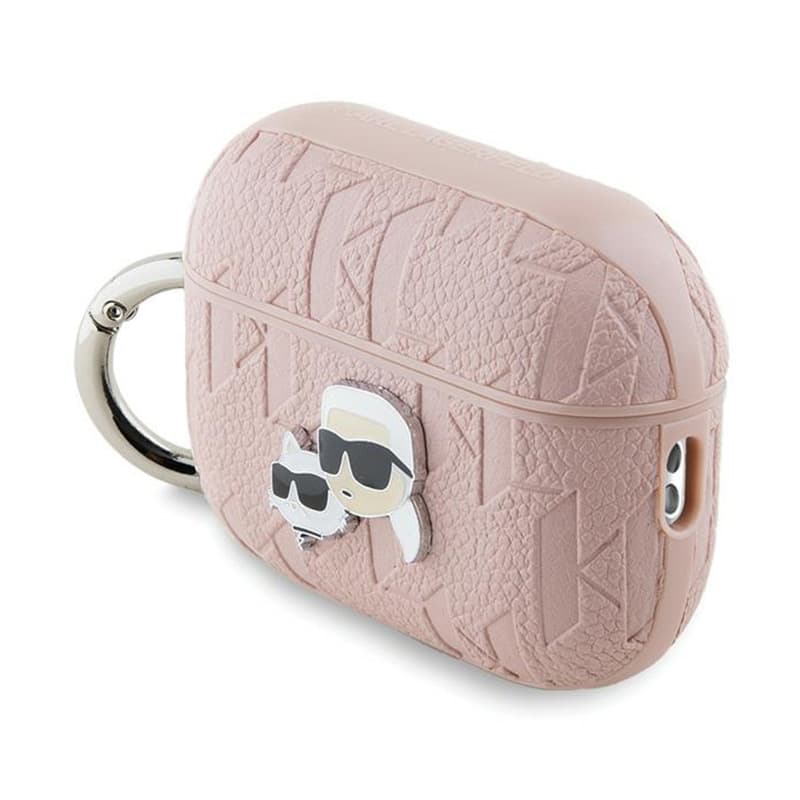 Karl Lagerfeld Monogram Karl & Choupette Head - AirPods Pro 2 Case (pink) 3
