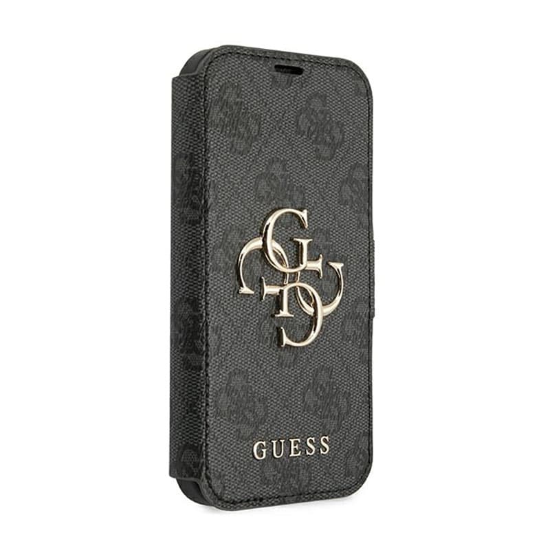 Guess Booktype 4G Big Metal Logo - Case for iPhone 13 Pro Max (Grey) 3