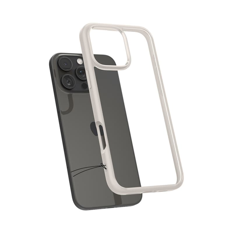 Spigen Ultra Hybrid - Case for iPhone 16 Pro Max (Natural Titanium) 6