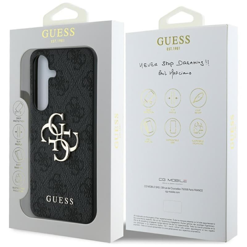 Guess Big 4G Logo Classic Logo - Case for Samsung Galaxy S25 (black) 8