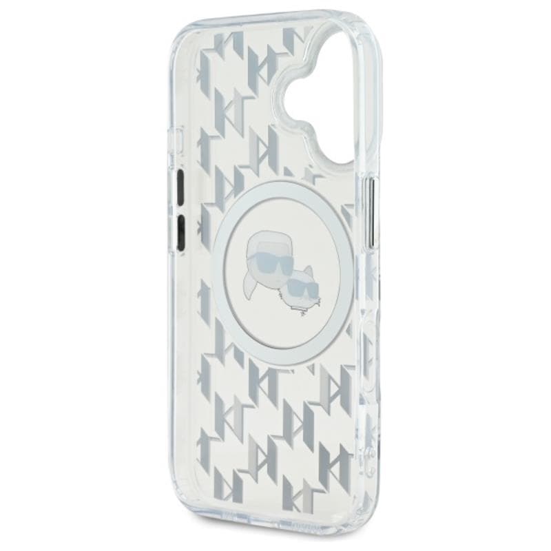 Karl Lagerfeld IML Monogram Karl & Choupette Head MagSafe - Case for iPhone 16 (transparent) 7