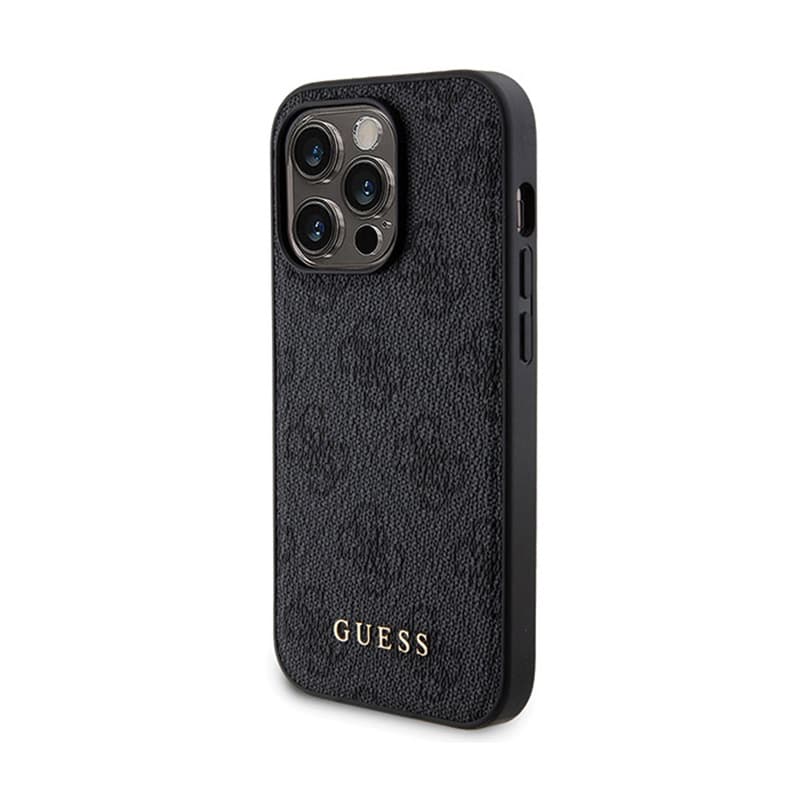 Guess Bundle Pack MagSafe 4G Metal Gold Logo - Case set + Power Bank 5000mAh MagSafe iPhone 13 Pro (black) 2