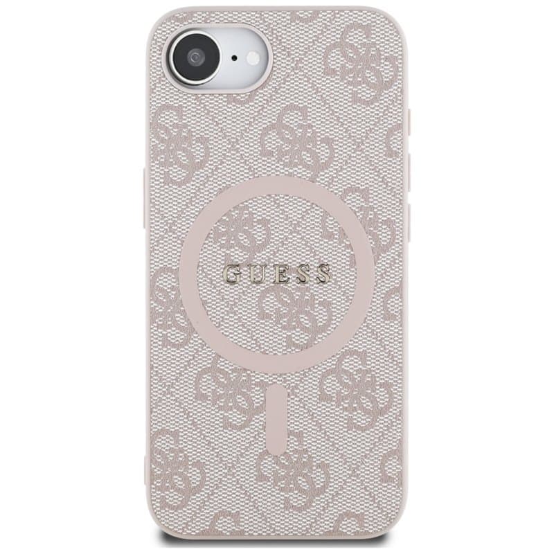 Guess 4G Ring Classic Logo MagSafe - Case for iPhone 16e (pink) 3