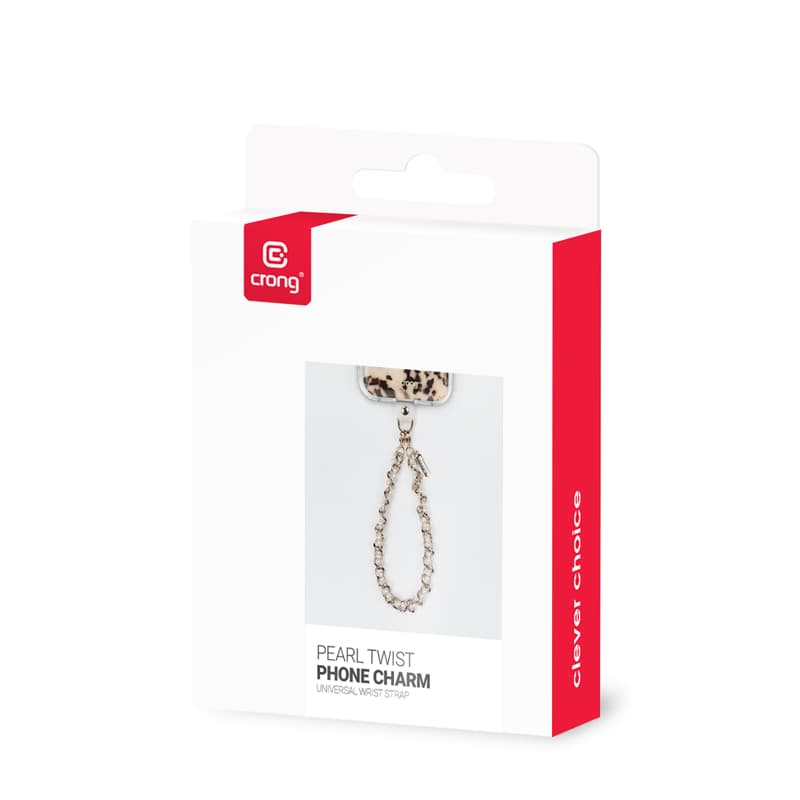 Crong Phone Charm - Lanyard Phone Pendant (Pearl Twist) 5