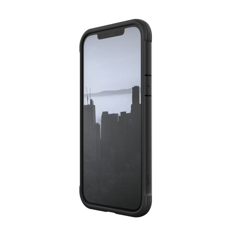 X-Doria Raptic Lux - Aluminum Case for iPhone 12 Pro Max (Drop test 3m) (Black Carbon Fiber) 5