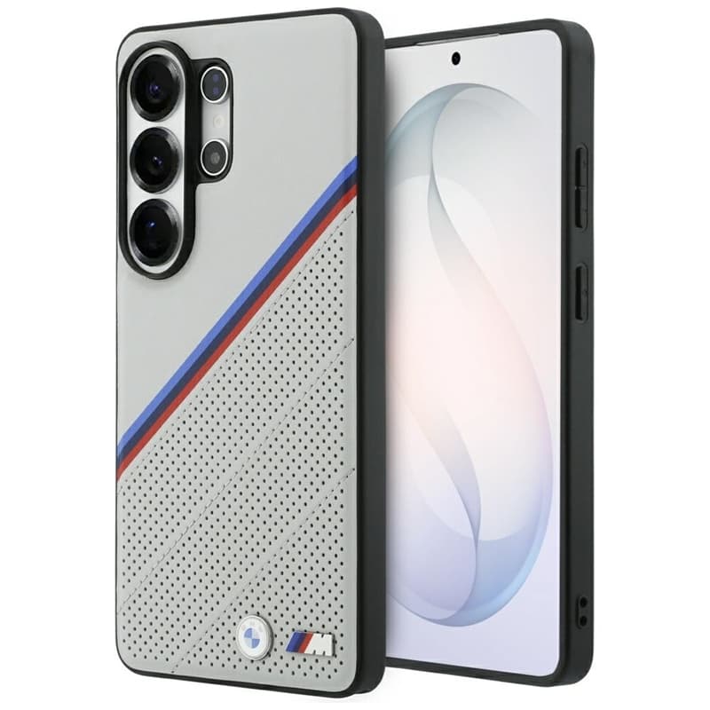 BMW Tricolor Metal Logo MagSafe - Samsung Galaxy S26 Ultra Case (Gray) 1
