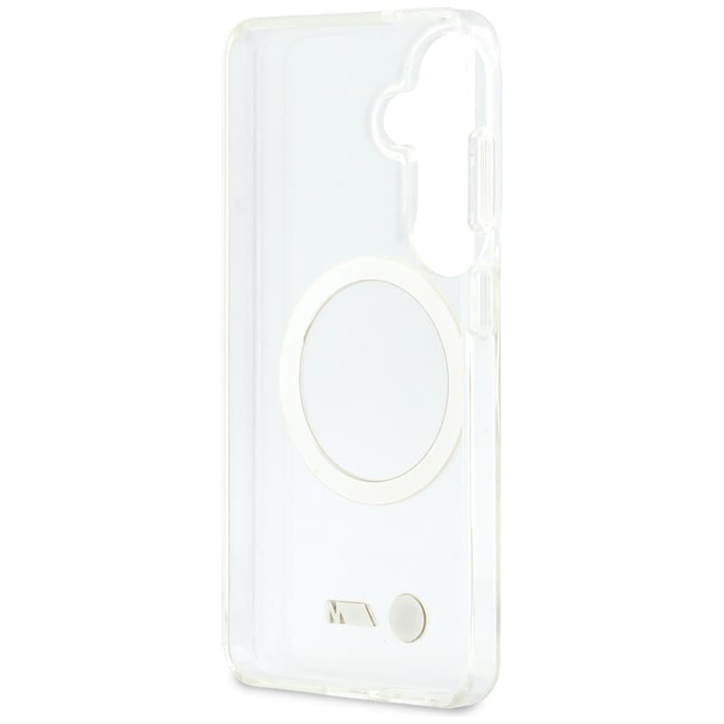 BMW IML Shockproof Metal Logo MagSafe - Samsung Galaxy S26 Case (Transparent) 7