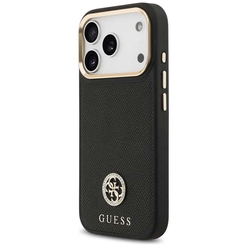 Guess Grained Strass Logo MagSafe - Case iPhone 17 Pro (black) 2
