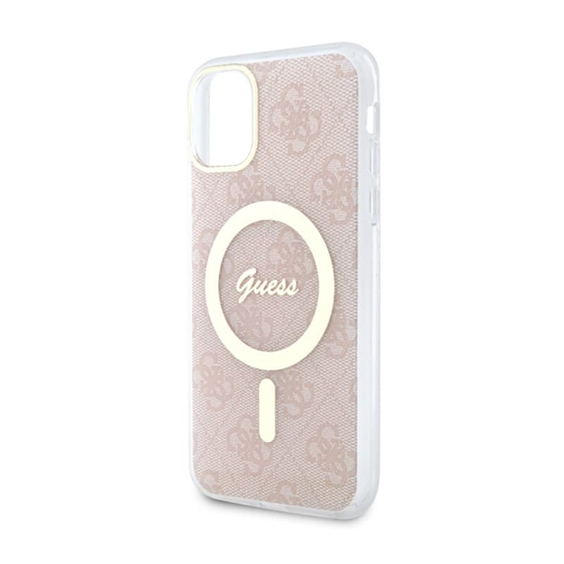 Guess 4G MagSafe - Case for iPhone 11 (Pink) 6