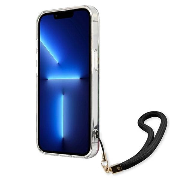 Guess Flower Cord - Cover for iPhone 13 mini (Blue) 5