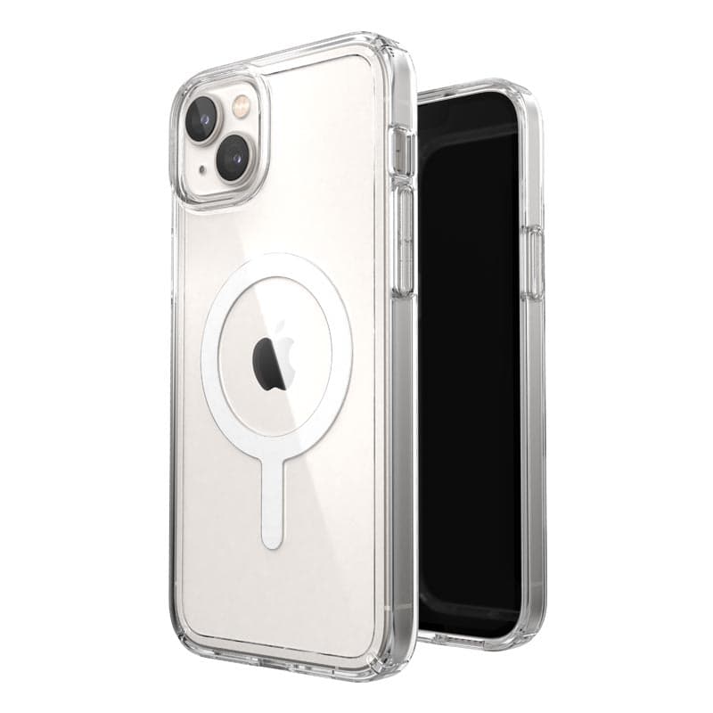 Speck Gemshell + MagSafe - Case for iPhone 15 Plus / iPhone 14 Plus with MICROBAN coating (Clear) 3