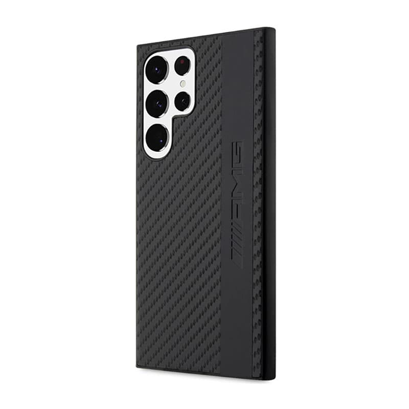 AMG Carbon Stripe & Embossed - Case for Samsung Galaxy S23 Ultra (Black) 2