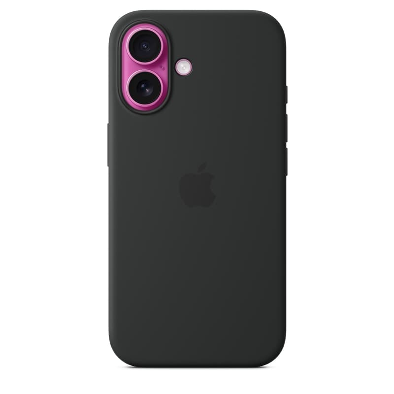 Apple Silicone Case – Silicone Case with MagSafe for iPhone 16 (Black) 4